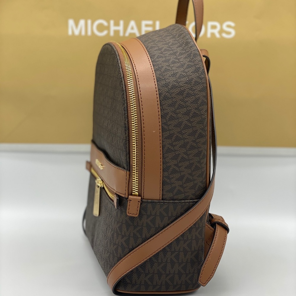 MICHAEL KORS KENLY MEDIUM BACKPACK BROWN - Picture 4 of 15